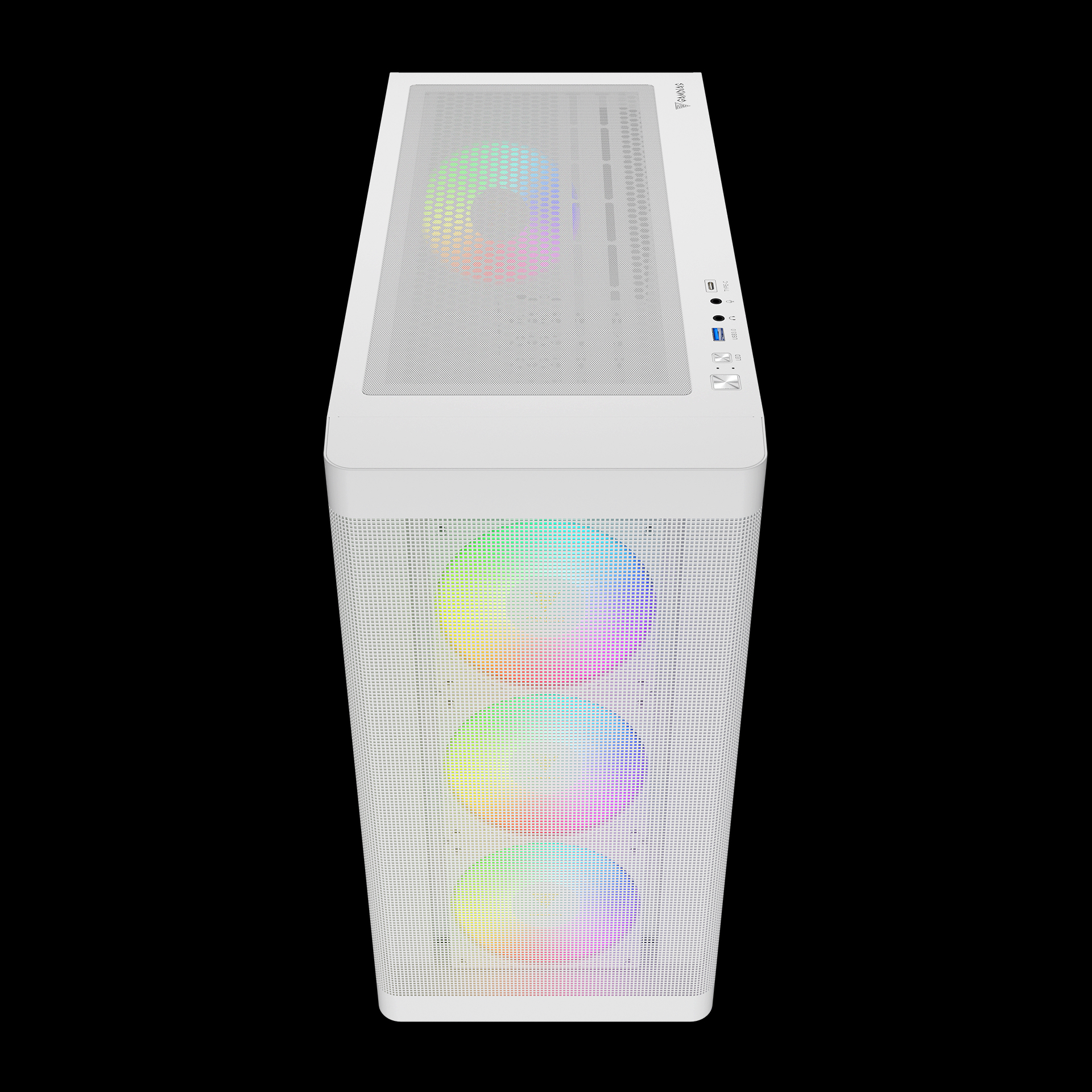 GAMDIAS ATHENA M3 ARGB Mid Tower Gaming Case - White GAMDIAS ATHENA M3 ARGB Mid Tower Gaming Case - White